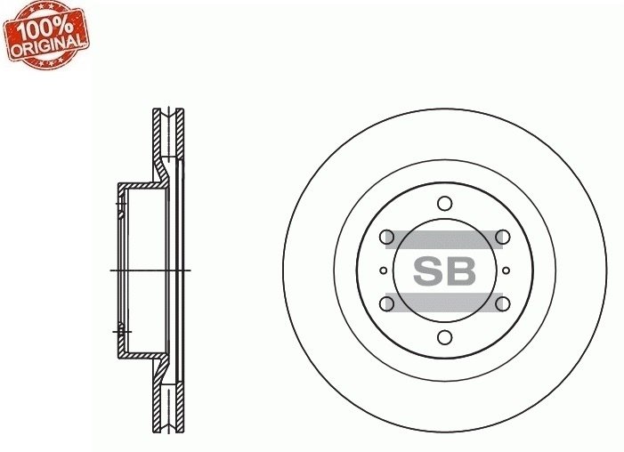 Диски Sangsin Brake передние SD4090-M купить,NaN