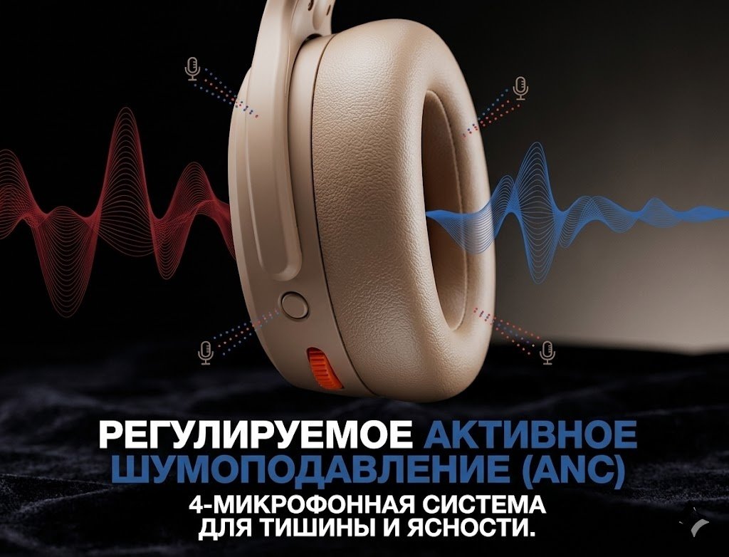 Наушники Skullcandy Crusher ANC 2 коричневый купить,125350