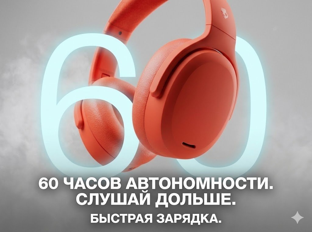 Наушники Skullcandy Crusher ANC 2 красный купить,125350
