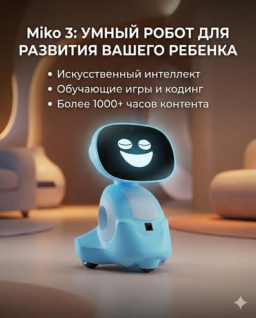 Робот Miko 3 Miko 3, высота 10 см