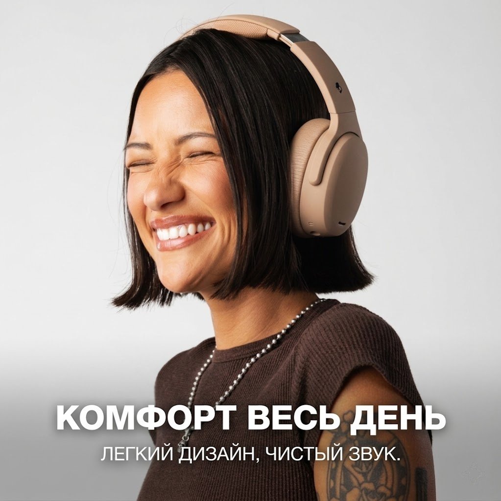 Наушники Skullcandy Crusher ANC 2 коричневый купить,125350