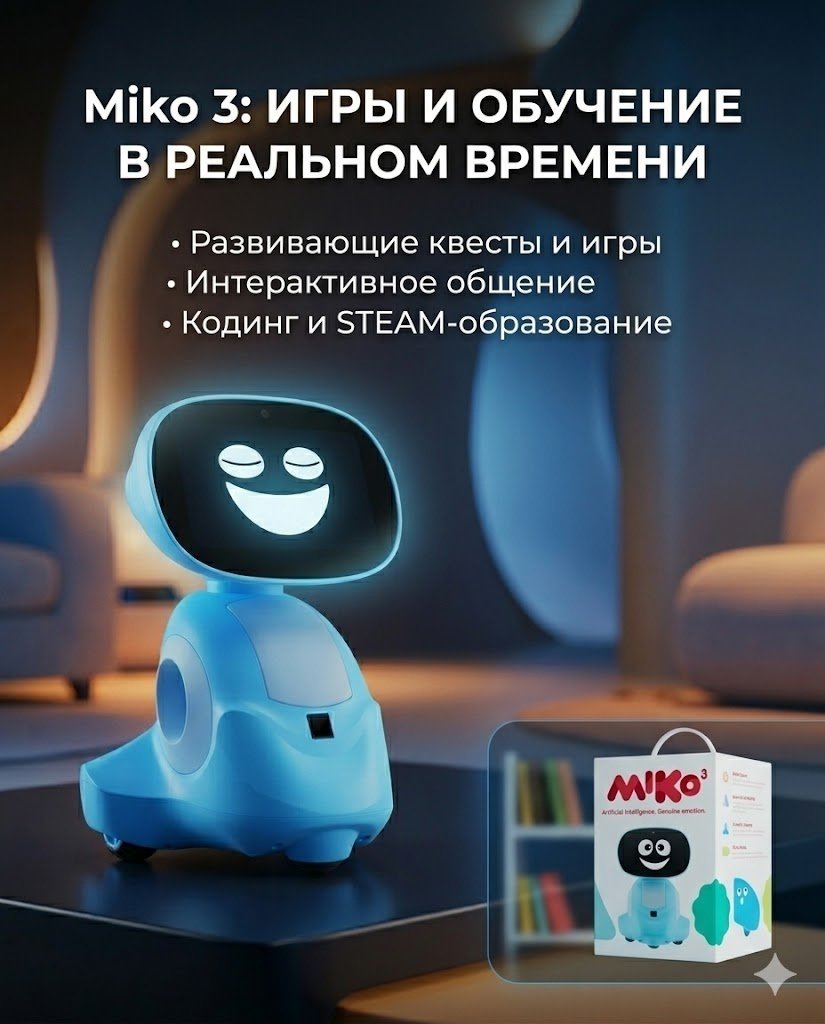 Робот Miko 3 Miko 3, высота 10 см