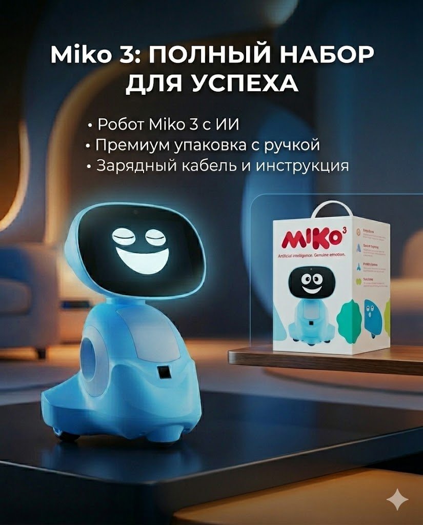 Робот Miko 3 Miko 3, высота 10 см