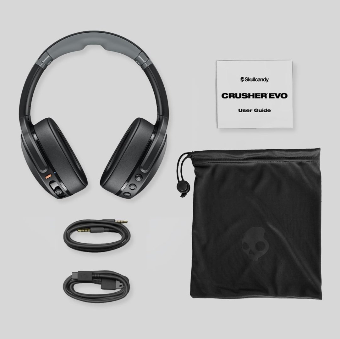 Наушники Skullcandy Crusher EVO серый-коричневый купить,90850