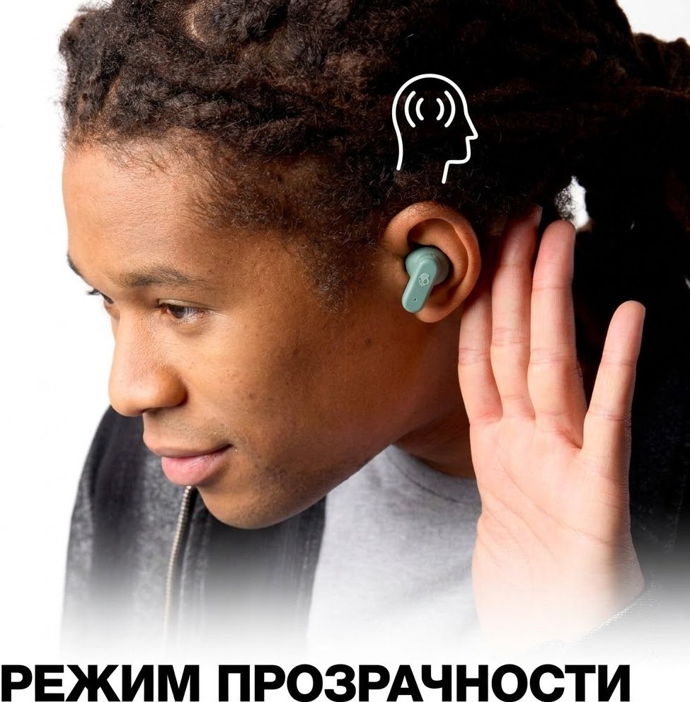 Наушники Skullcandy Dime Evo зеленый купить,NaN
