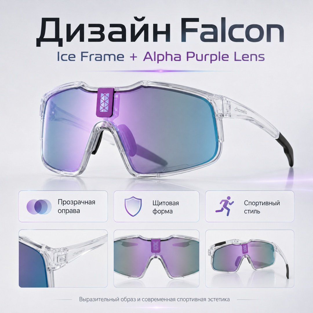 Смарт-очки Chamelo Falcon прозрачный купить,NaN