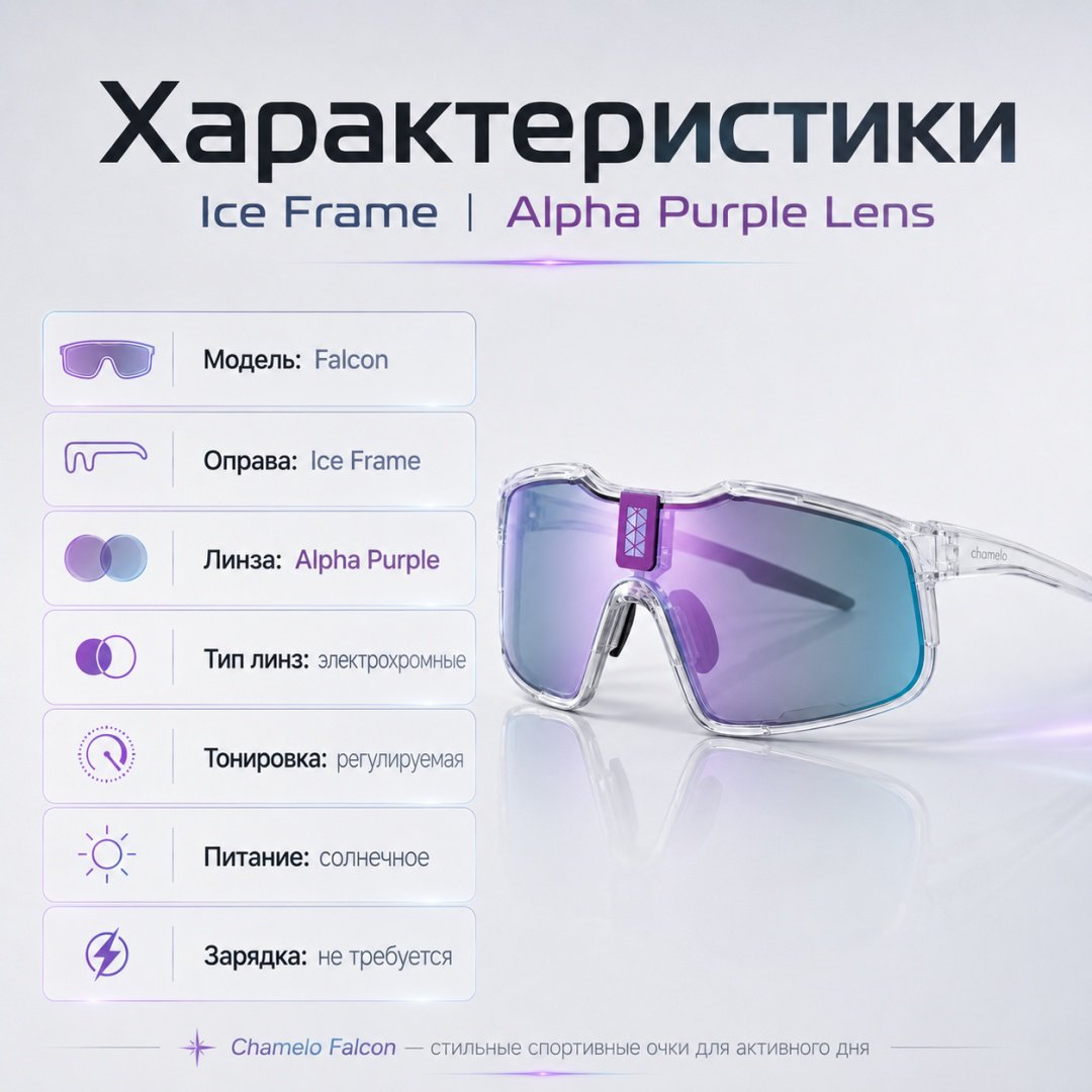 Смарт-очки Chamelo Falcon прозрачный купить,NaN