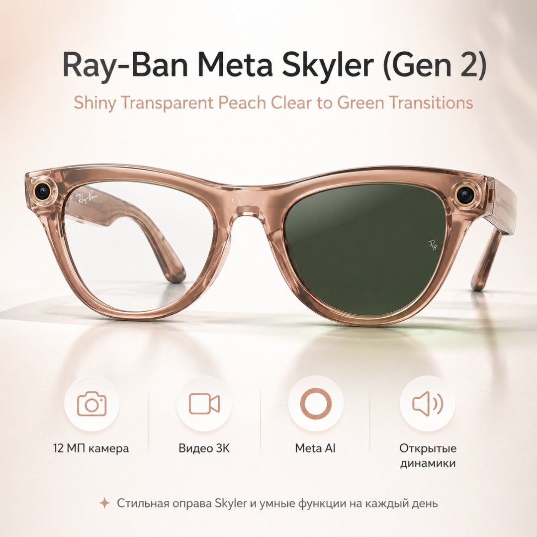 Смарт-очки Meta Skyler (Gen 2) оранжевый купить,NaN