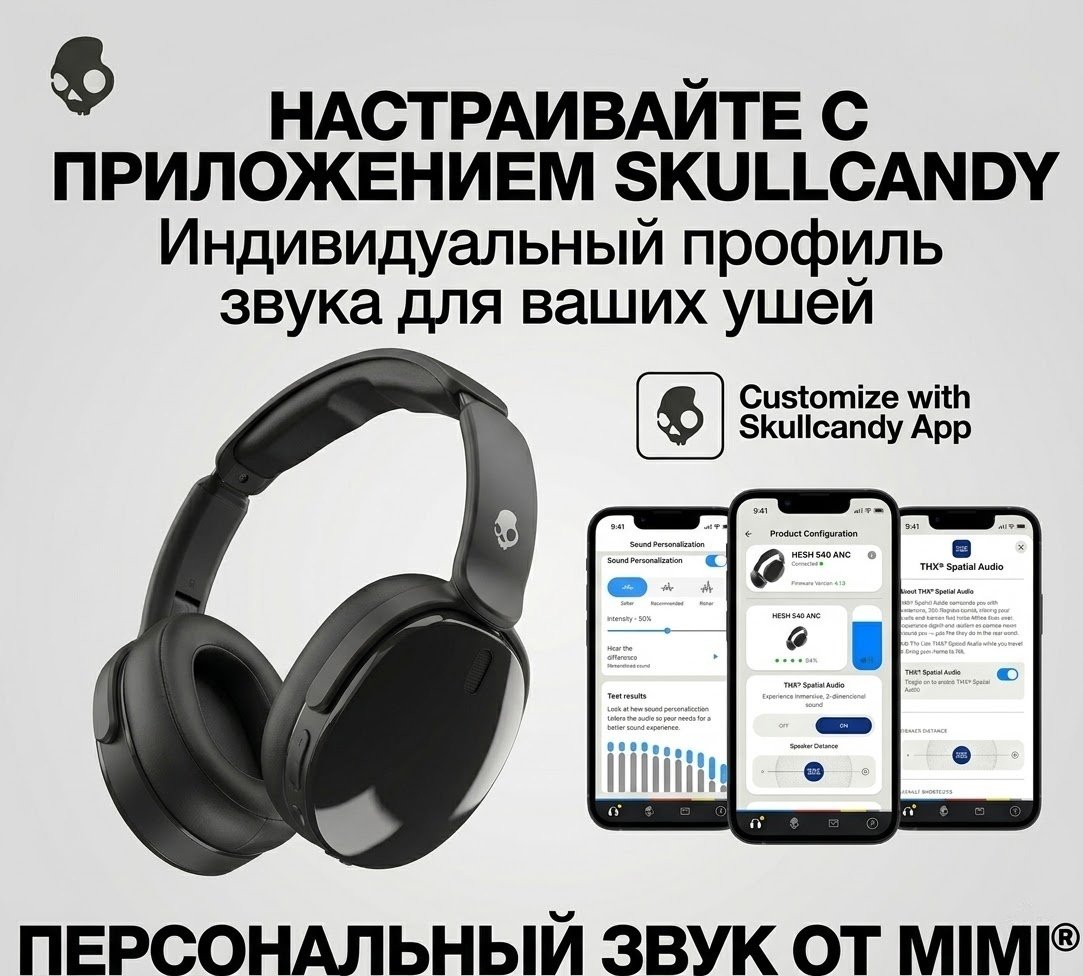 Наушники Skullcandy Hesh 540 ANC черный