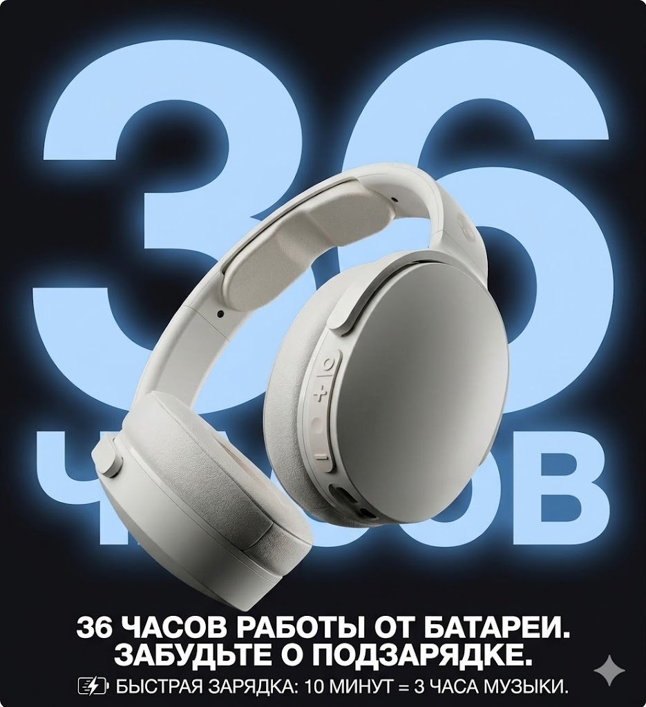 Наушники Skullcandy Hesh Evo белый купить,65550