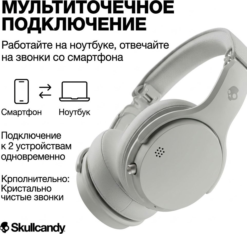 Наушники Skullcandy ICON ANC белый купить,64400