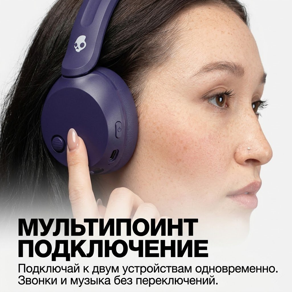 Наушники Skullcandy Icon 180 фиолетовый купить,34385