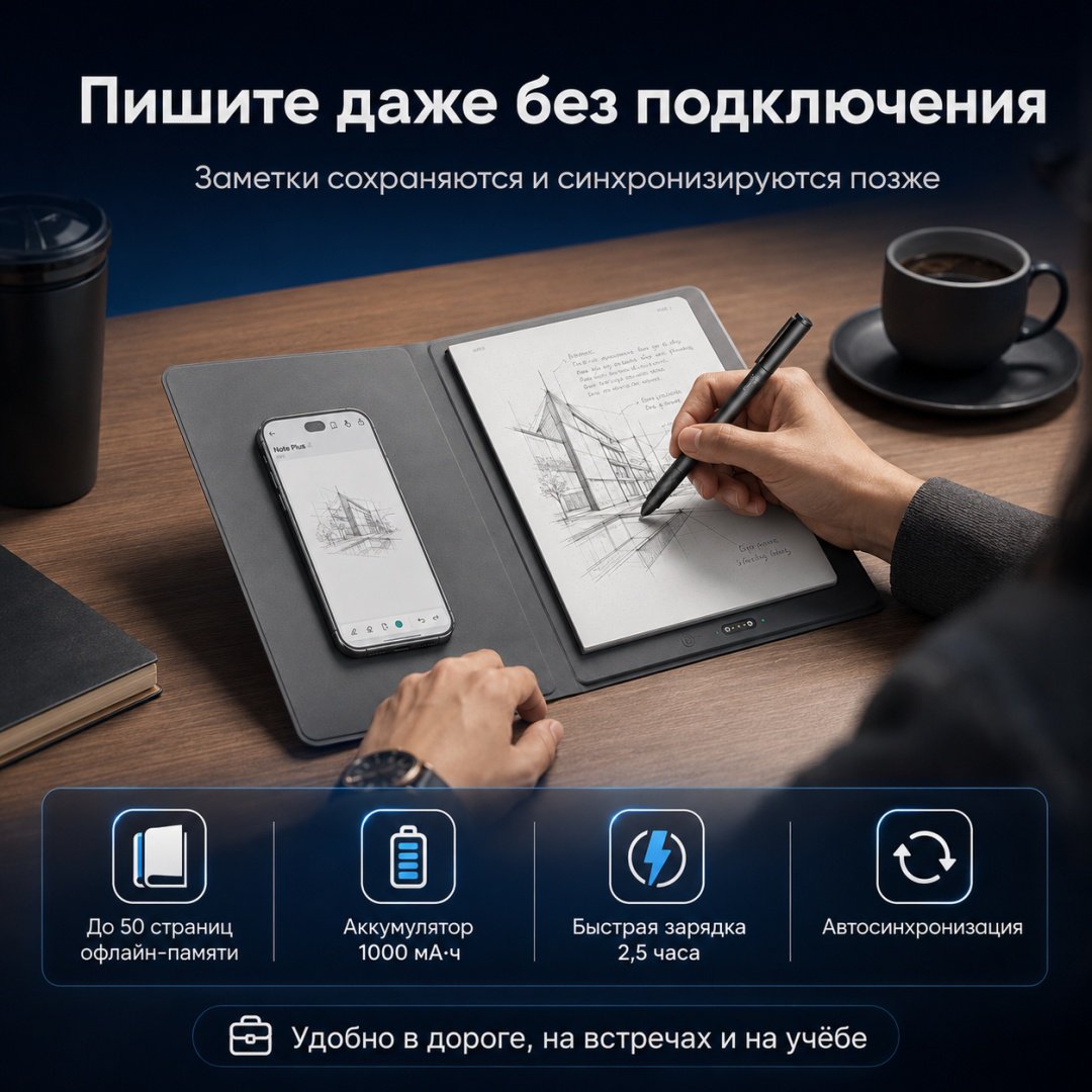 Графический планшет XP-PEN Note Plus черный