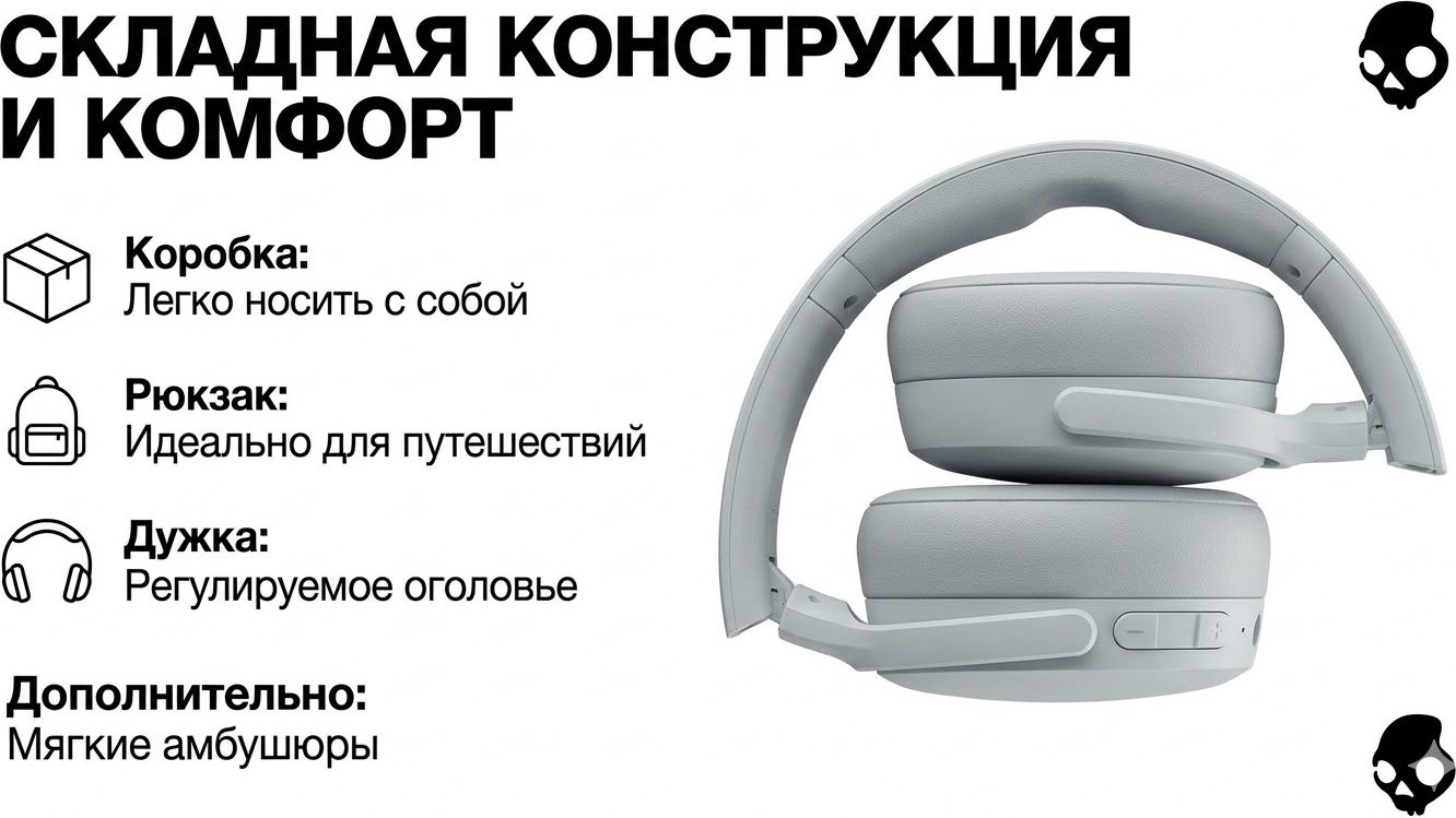 Наушники Skullcandy ICON ANC белый купить,64400