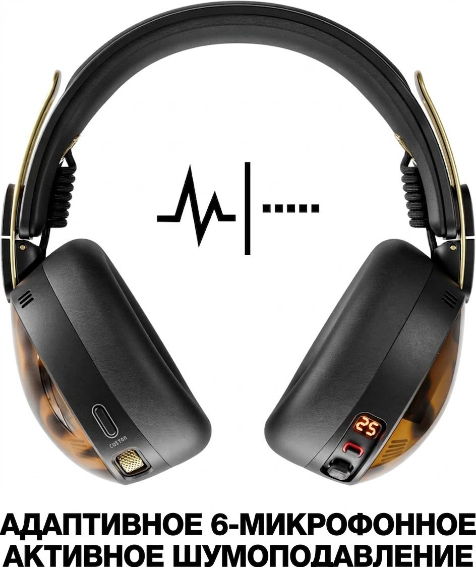 Наушники Skullcandy Aviator 900 ANC черно-оранжевый купить,NaN