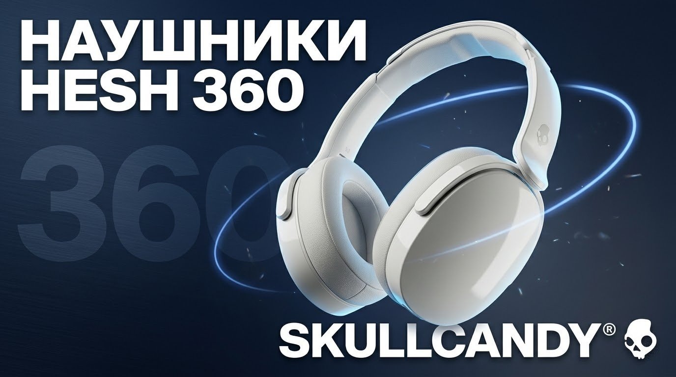 Наушники Skullcandy Hesh 360 белый купить,67850