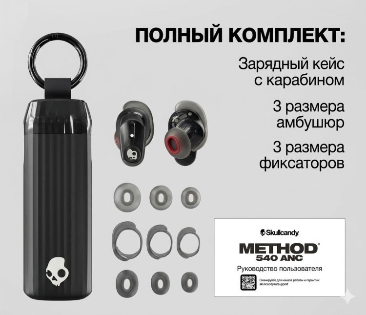 Наушники Skullcandy Method 540 ANC белый купить,102914