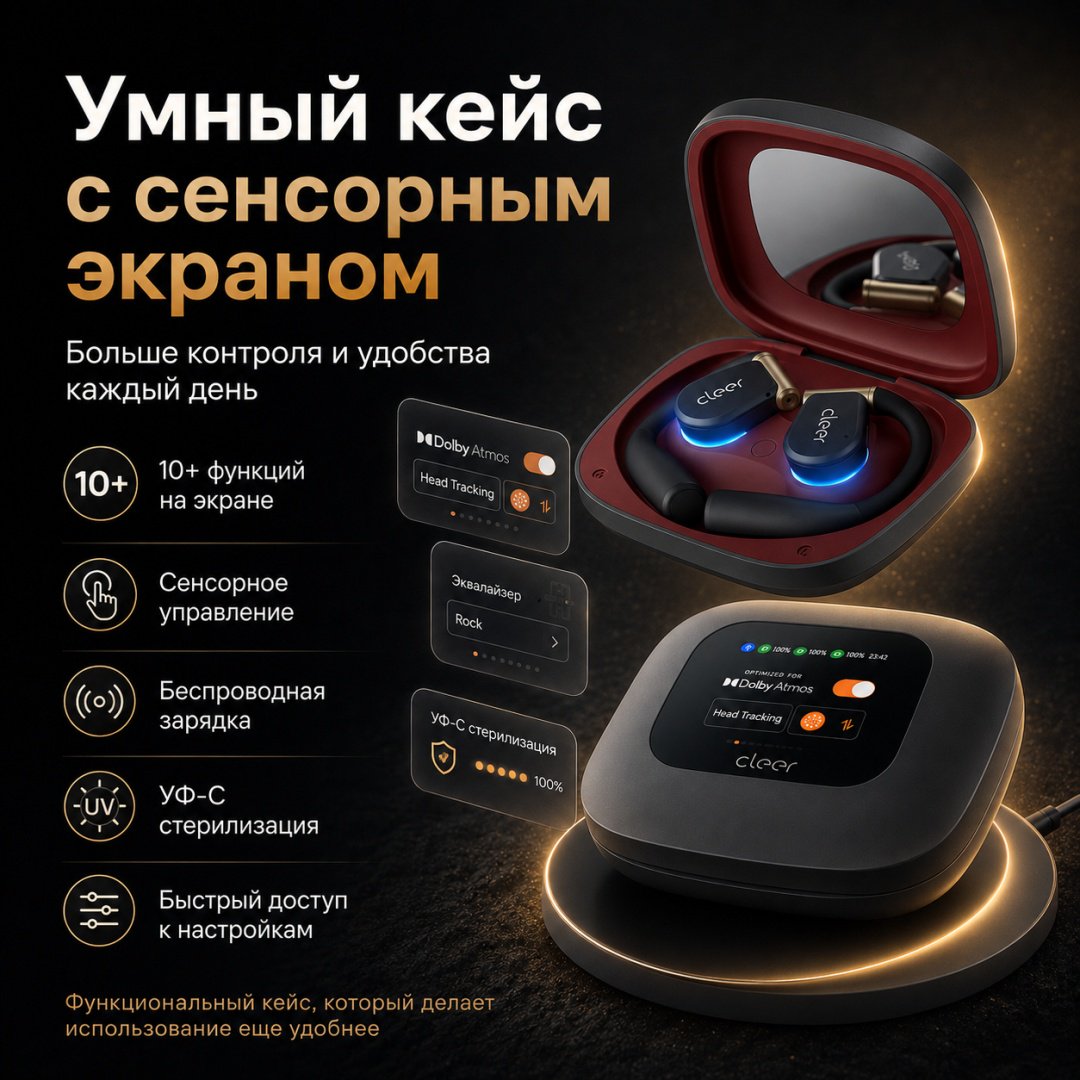 Наушники Cleer ARC 3 Sports Pro Open черный купить,147797