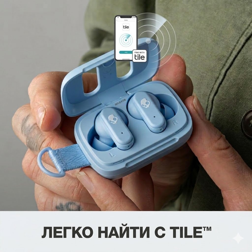 Наушники Skullcandy Dime 3 синий купить,25506