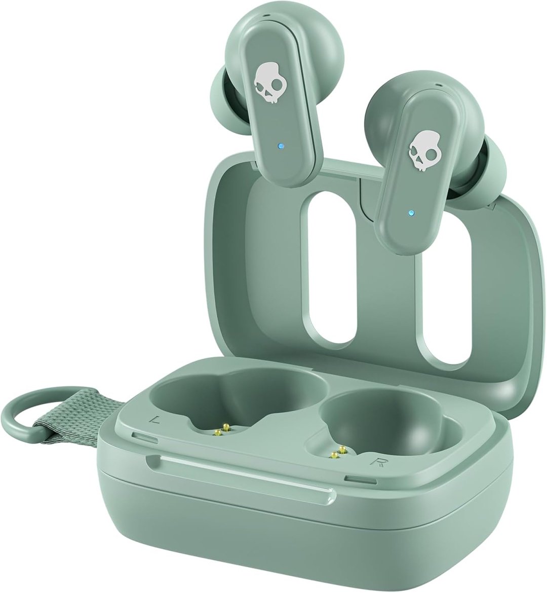 Наушники Skullcandy Smokin’ Buds светло-зеленый купить,20391