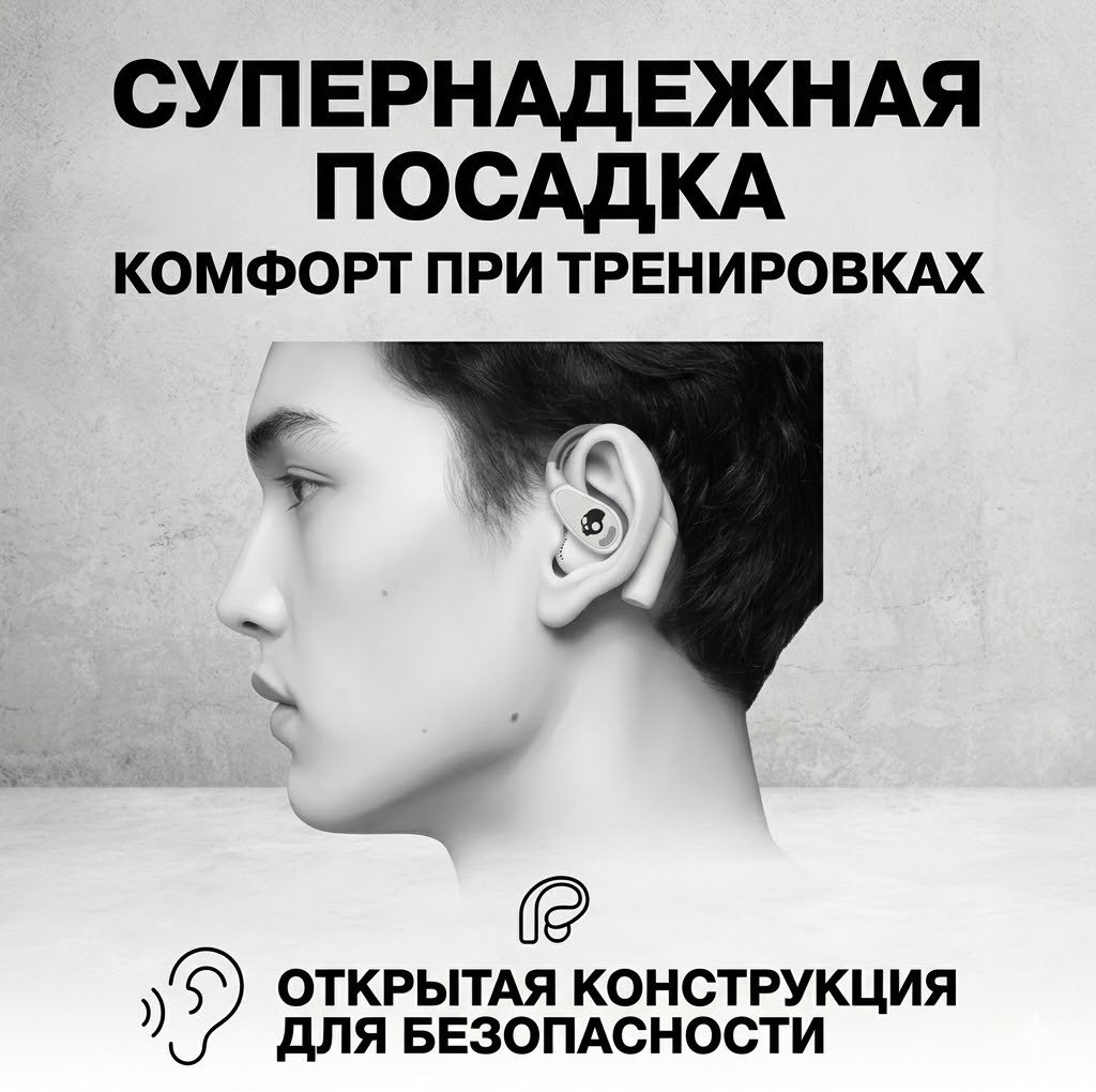 Наушники Skullcandy Push 540 Open белый