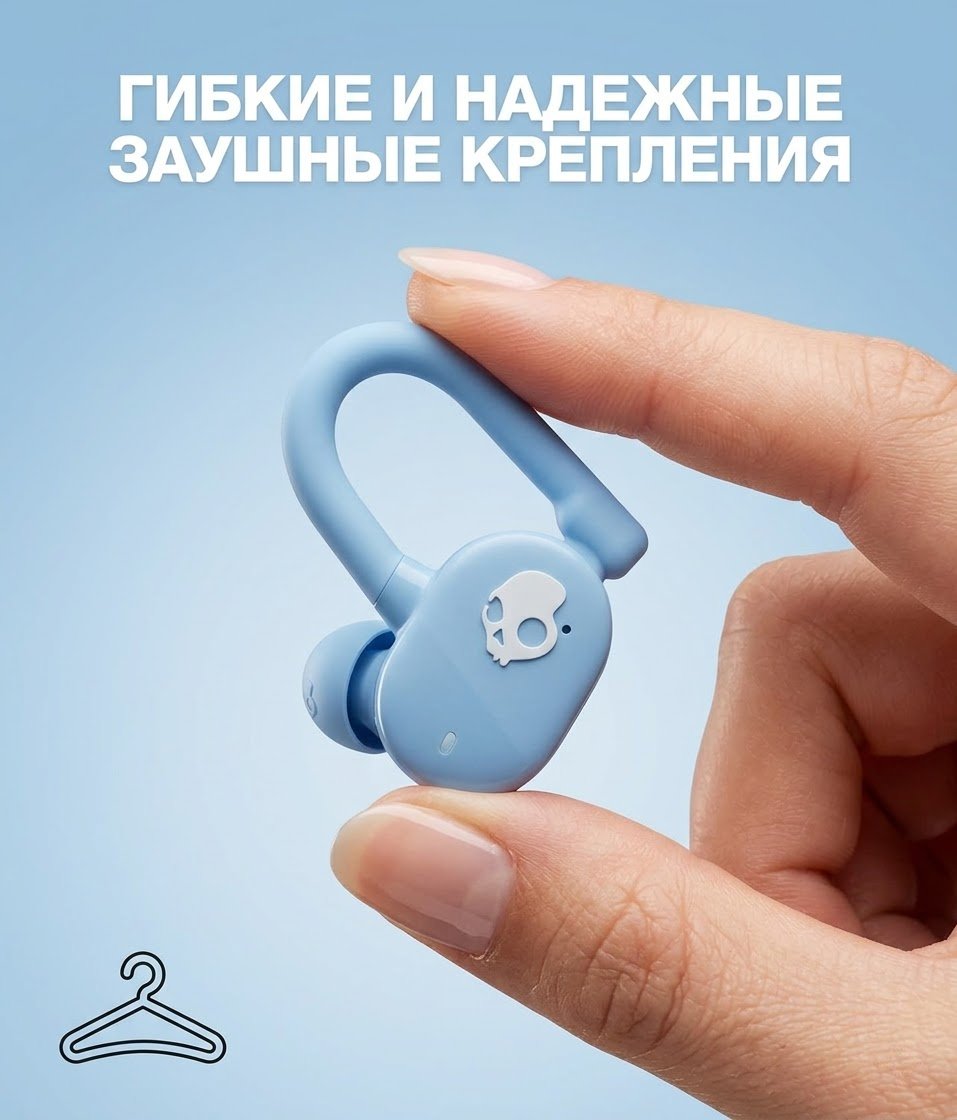 Наушники Skullcandy PUSH Play Active синий купить,49235