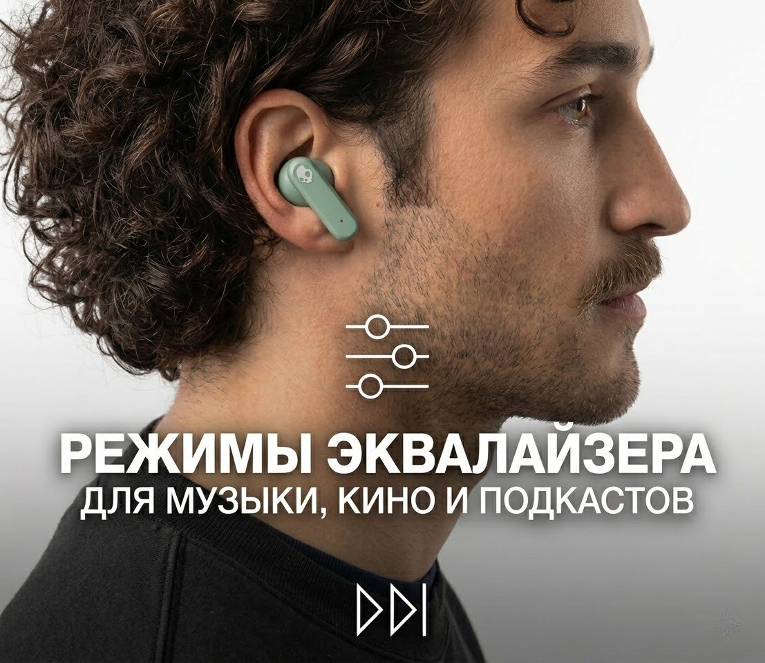 Наушники Skullcandy Smokin’ Buds светло-зеленый купить,20391