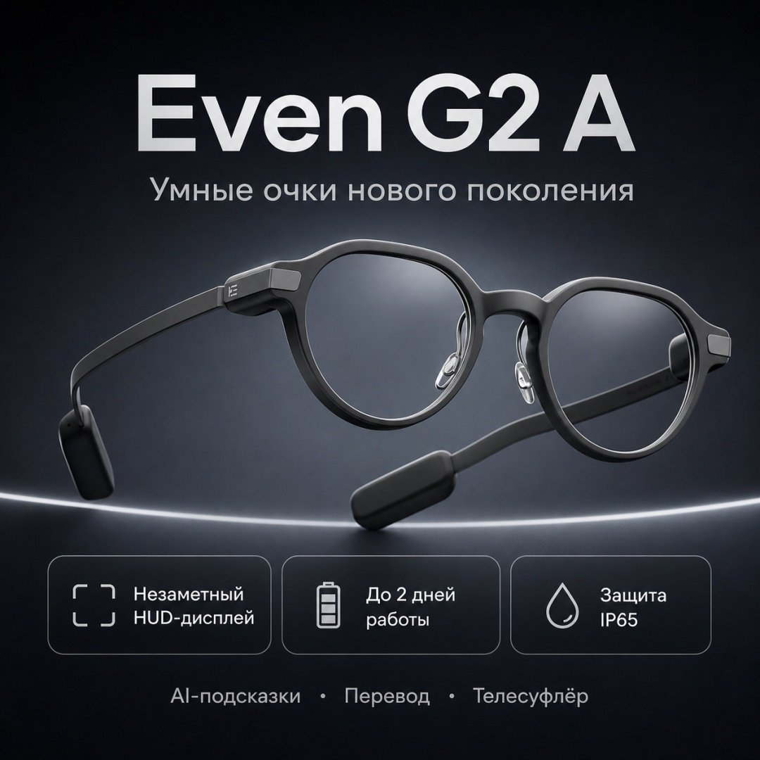 Смарт-очки Even Realities G2 A серый купить,NaN