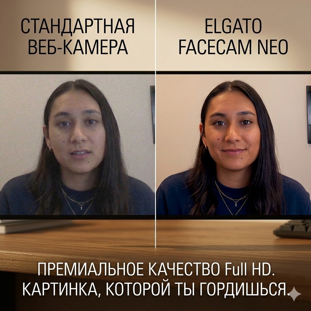 Веб-камера Elgato Facecam Neo купить,90850