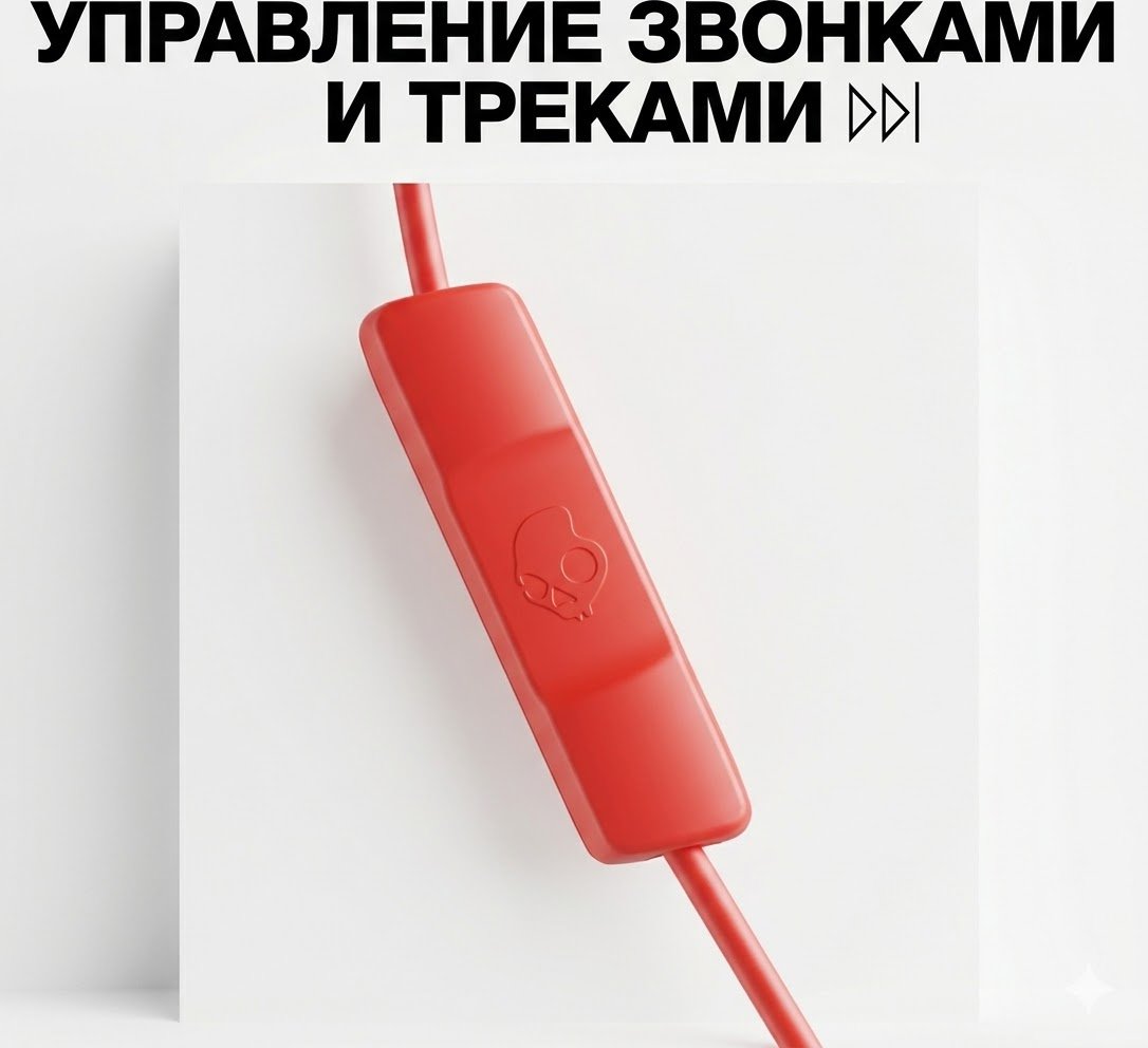 Наушники Skullcandy Jib USB C красный купить,13327