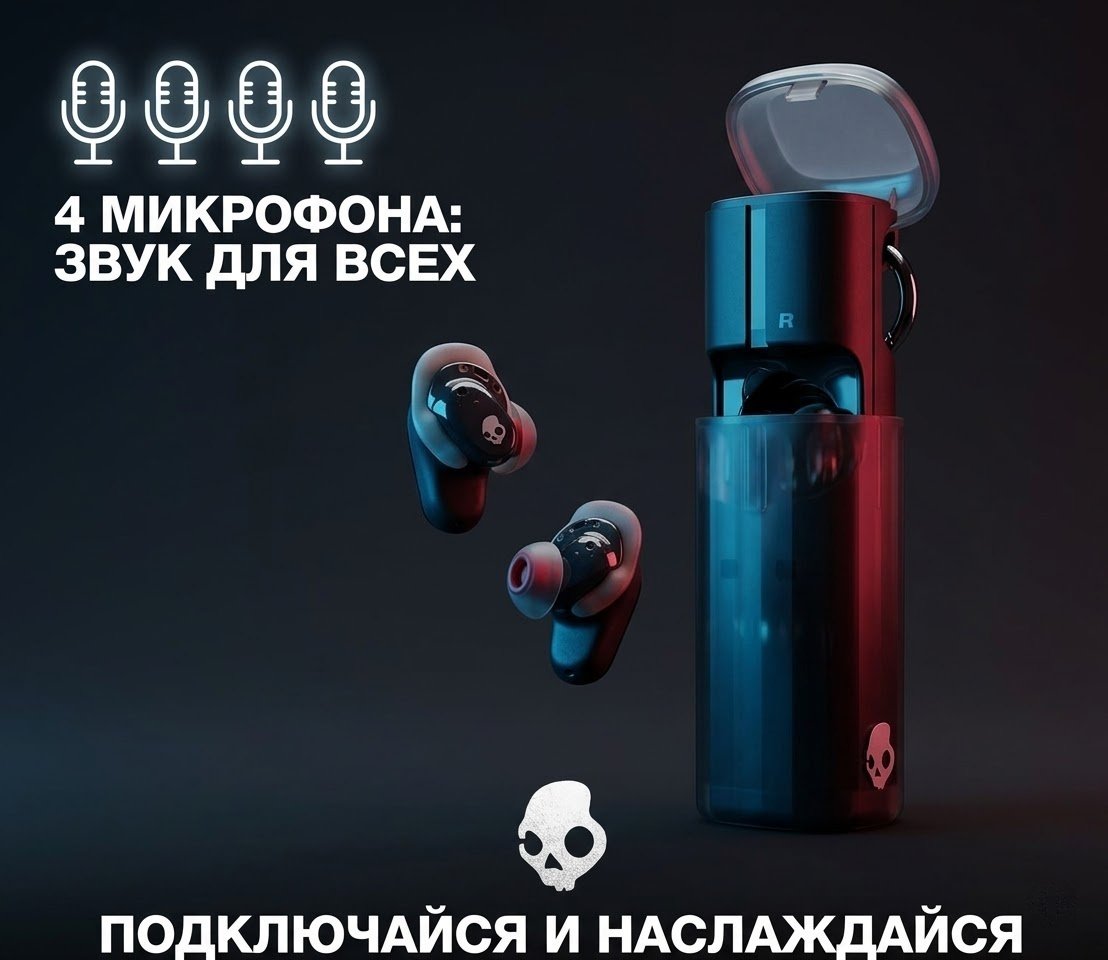 Наушники Skullcandy Method 360 ANC By Bose черный купить,77428