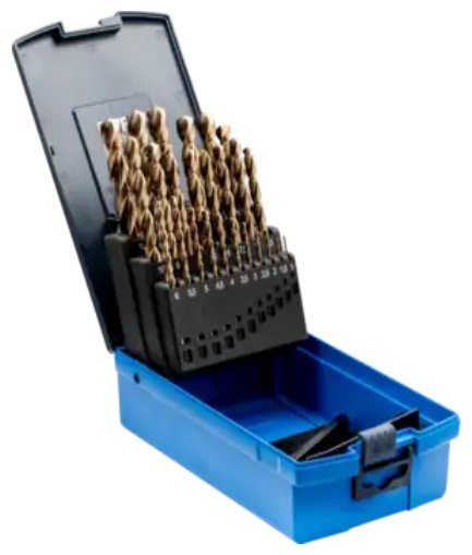 Сверло Pferd по металлу DRILL SET DIN338 HSSE N 1-13 INOX 25PCS 25203704 13 мм, 25 шт. купить,NaN
