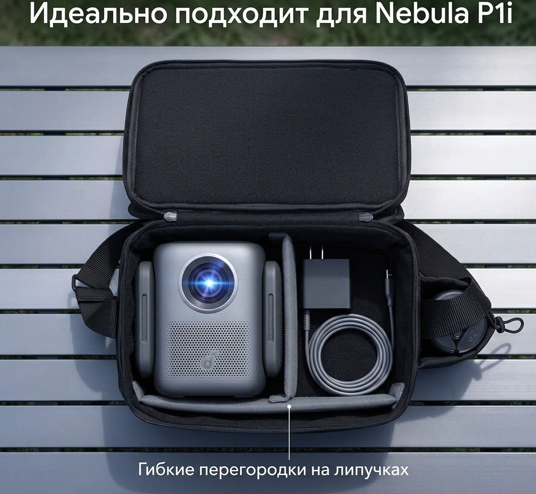 Проектор Soundcore Nebula P1i серый купить,NaN