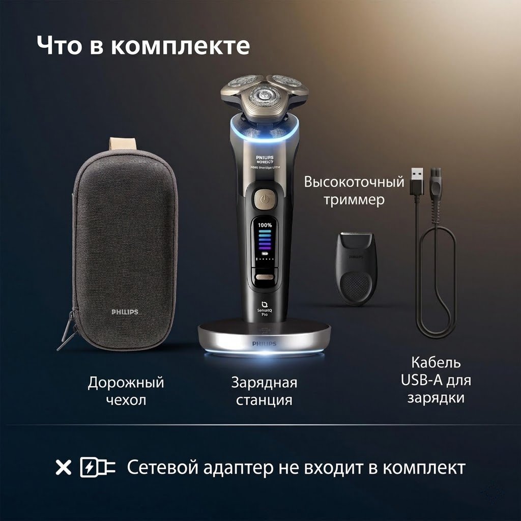 Электробритва Philips i9000 Prestige Ultra XP9405/84 роторная купить,NaN