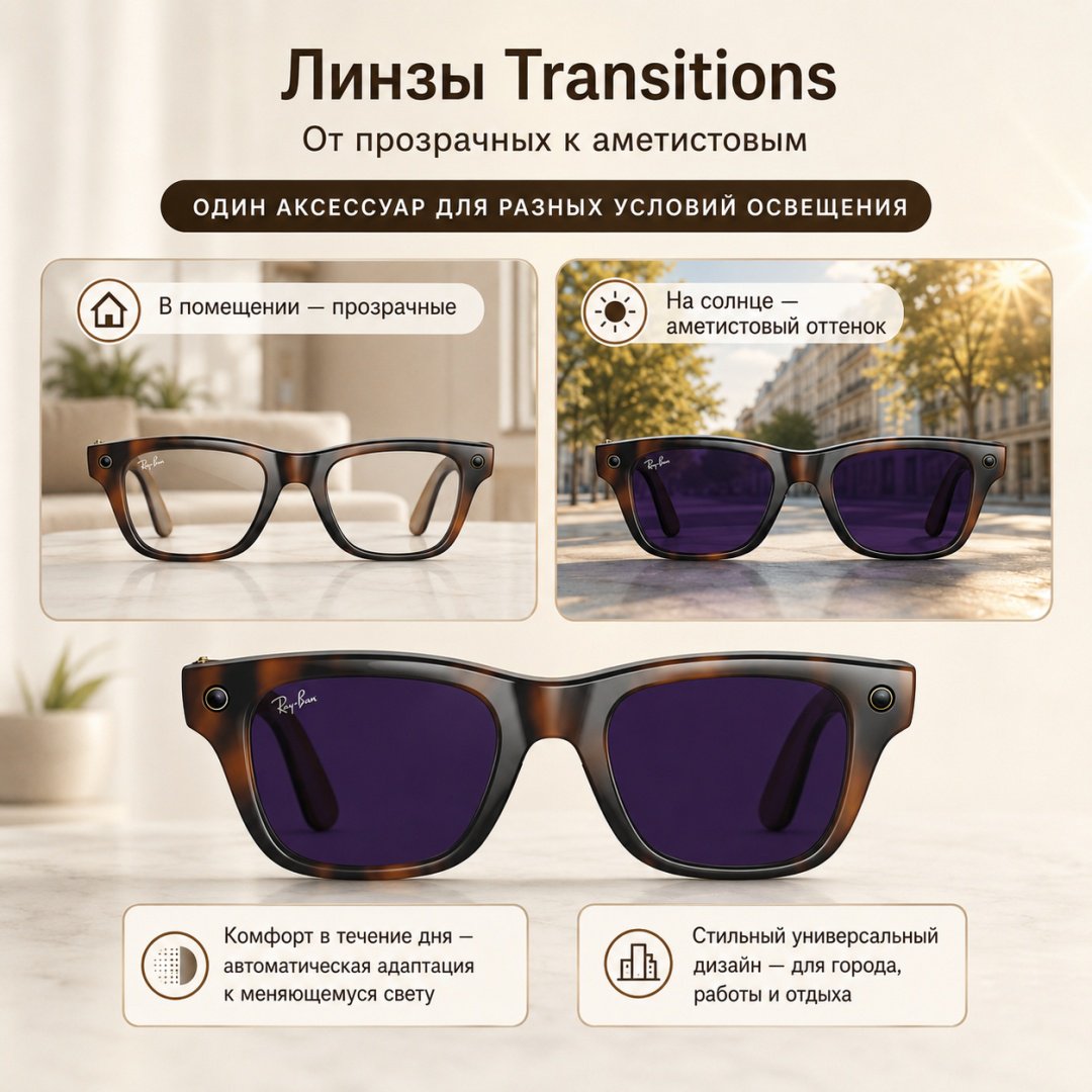 Смарт-очки Meta Blayzer Optics GEN2 коричневый купить,NaN