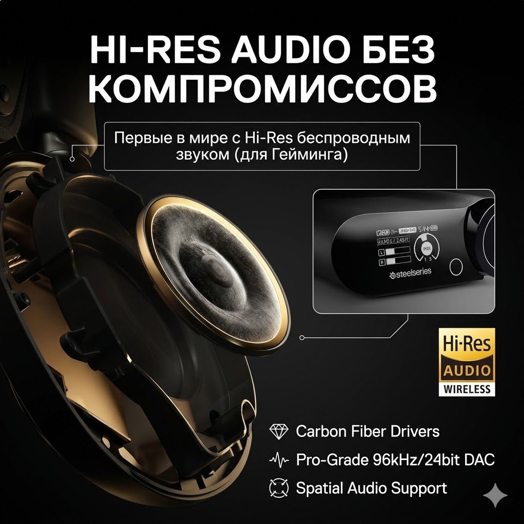 Наушники SteelSeries Arctis Nova Elite черный