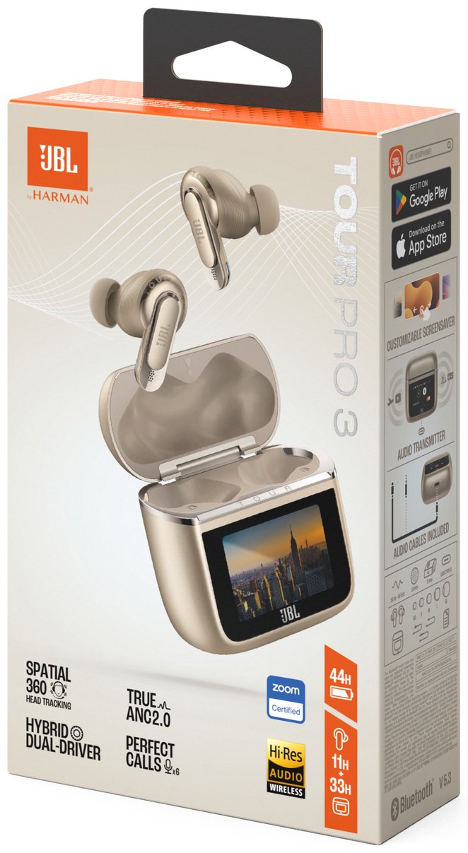 Наушники JBL Tour Pro 3 бежевый купить,NaN