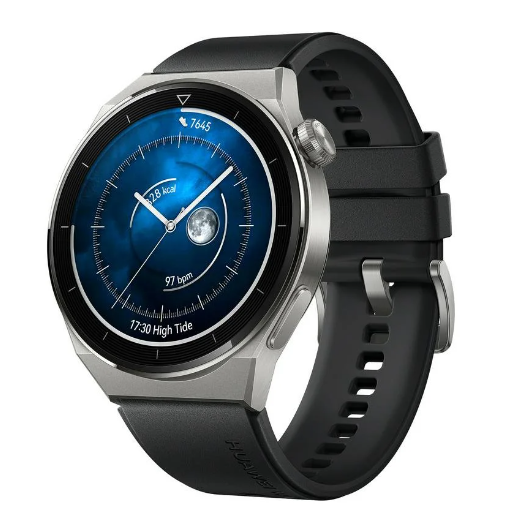 Смарт-часы Huawei Watch GT3 Pro 46mm Black Fluoroelastomer Strap 