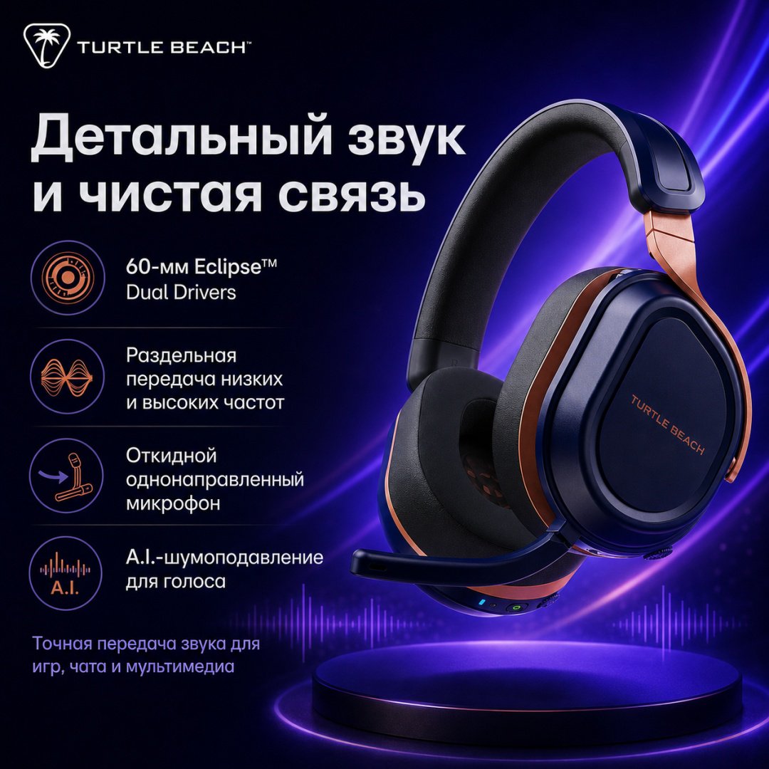 Наушники Turtle Beach Turtle Beach Stealth 700 Headset (Gen 3) Xbox синий купить,NaN