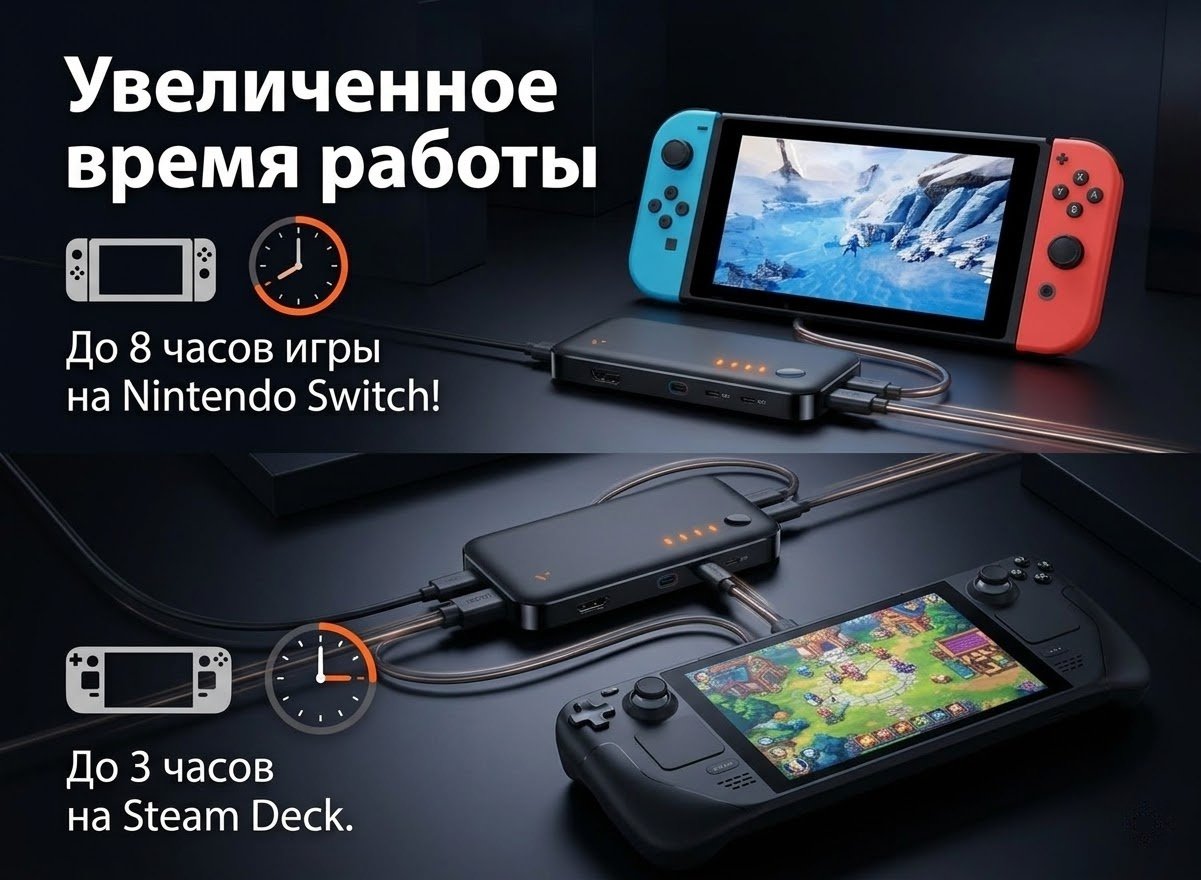 Адаптер VITURE Pro Mobile Dock черный купить,111248