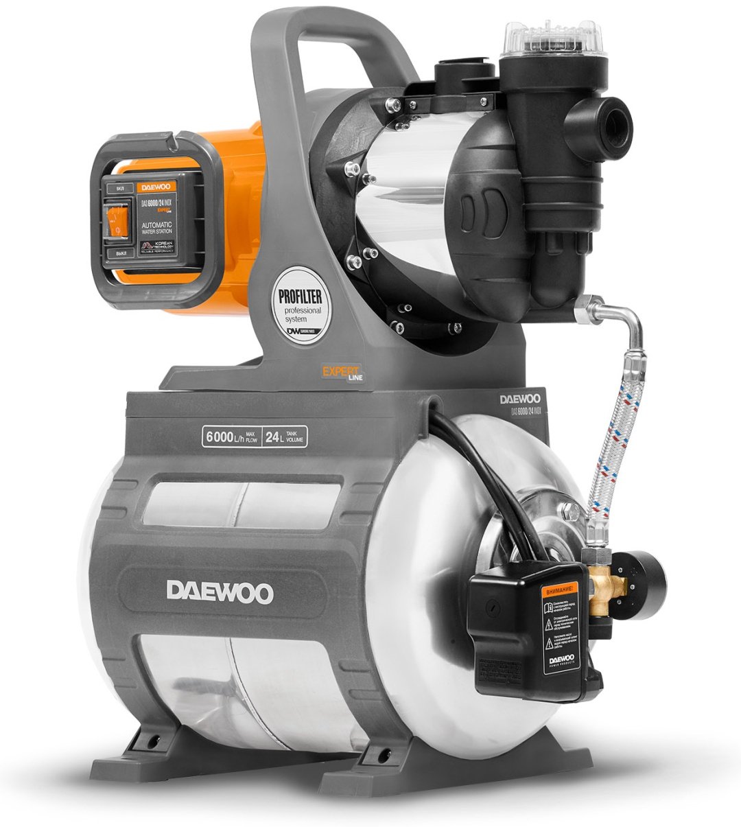 Насос поверхностный насосная станция центробежный Daewoo DAS 6000/24 Inox купить,NaN