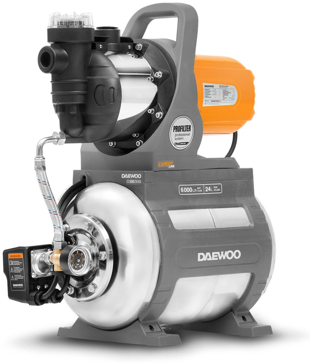 Насос поверхностный насосная станция центробежный Daewoo DAS 6000/24 Inox купить,NaN