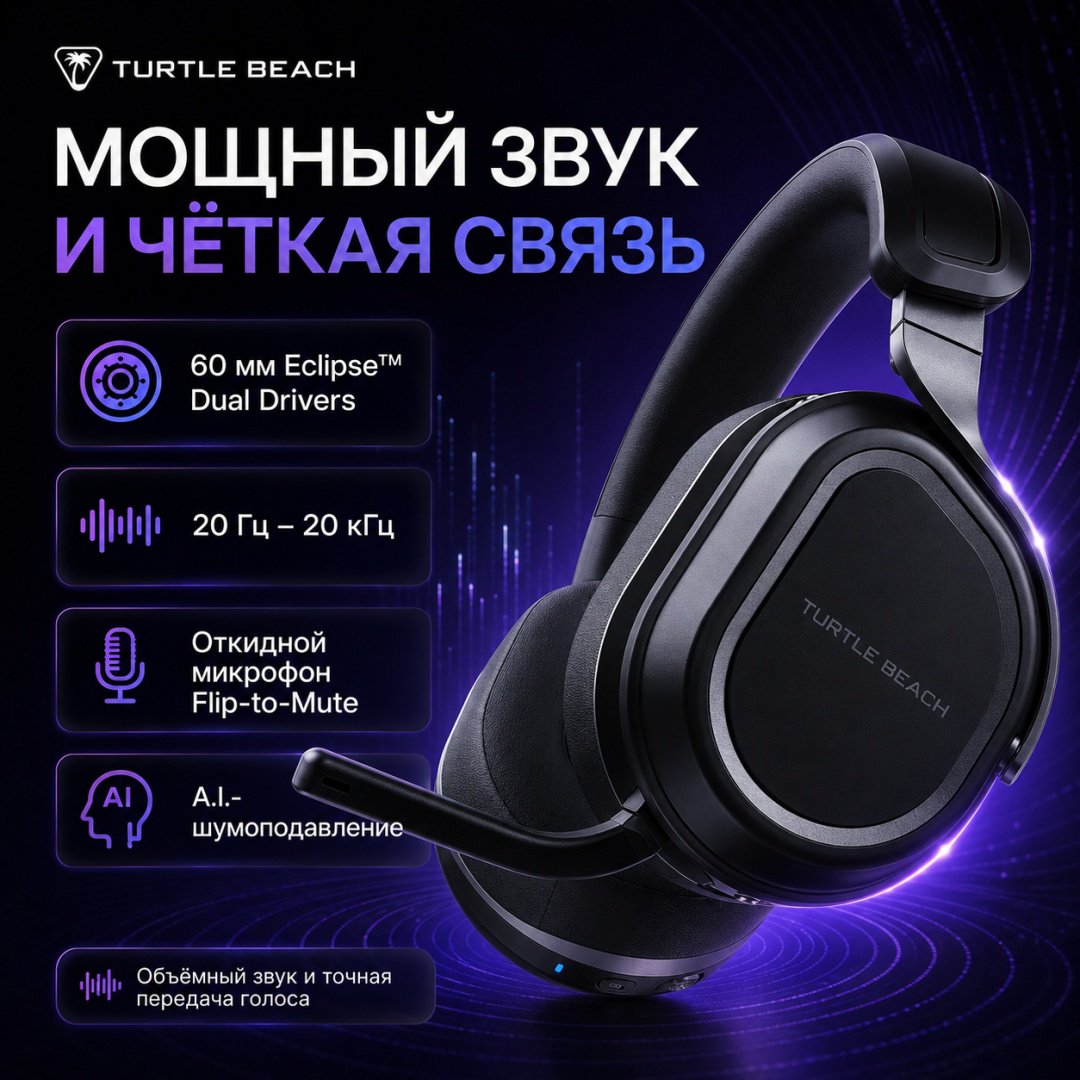 Наушники Turtle Beach Stealth 700 Headset (Gen 3) PlayStation черный купить,NaN
