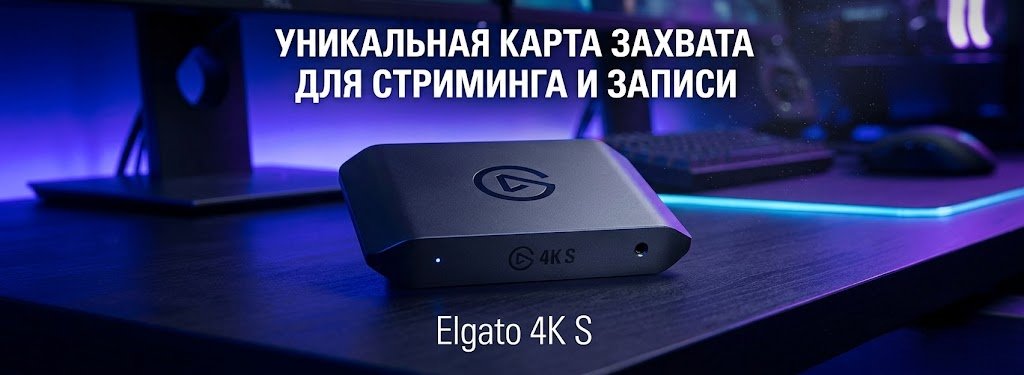 Карта видеозахвата Elgato 4K S купить,NaN