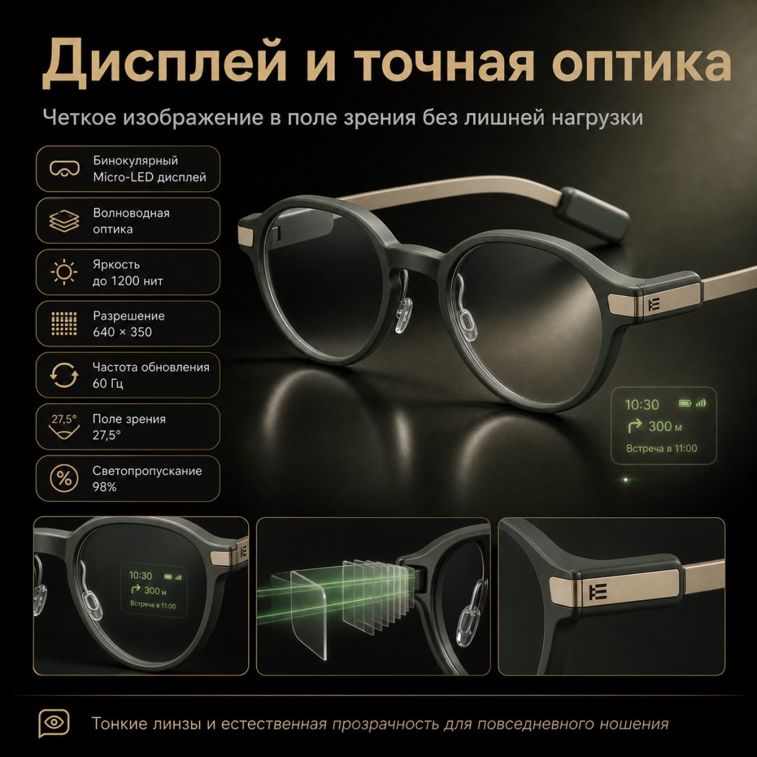 Смарт-очки Even Realities G2 A зеленый купить,NaN