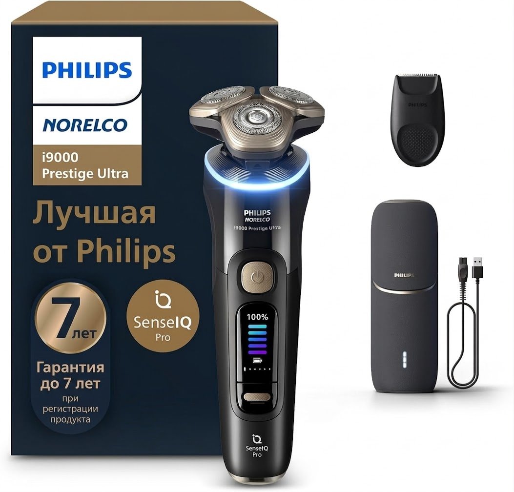 Электробритва Philips i9000 Prestige Ultra XP9400/89 роторная купить,NaN