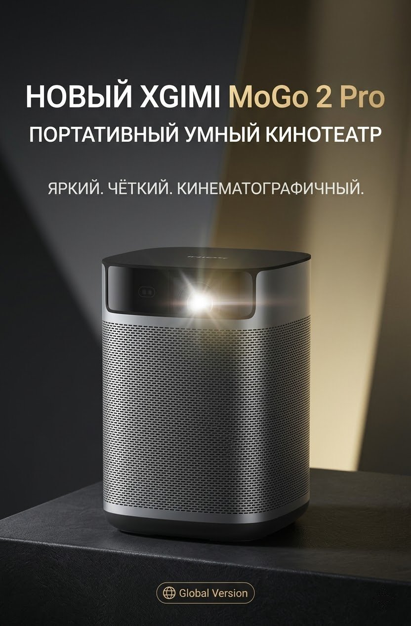 Проектор XGIMI MoGo 2 Pro gen2 серый