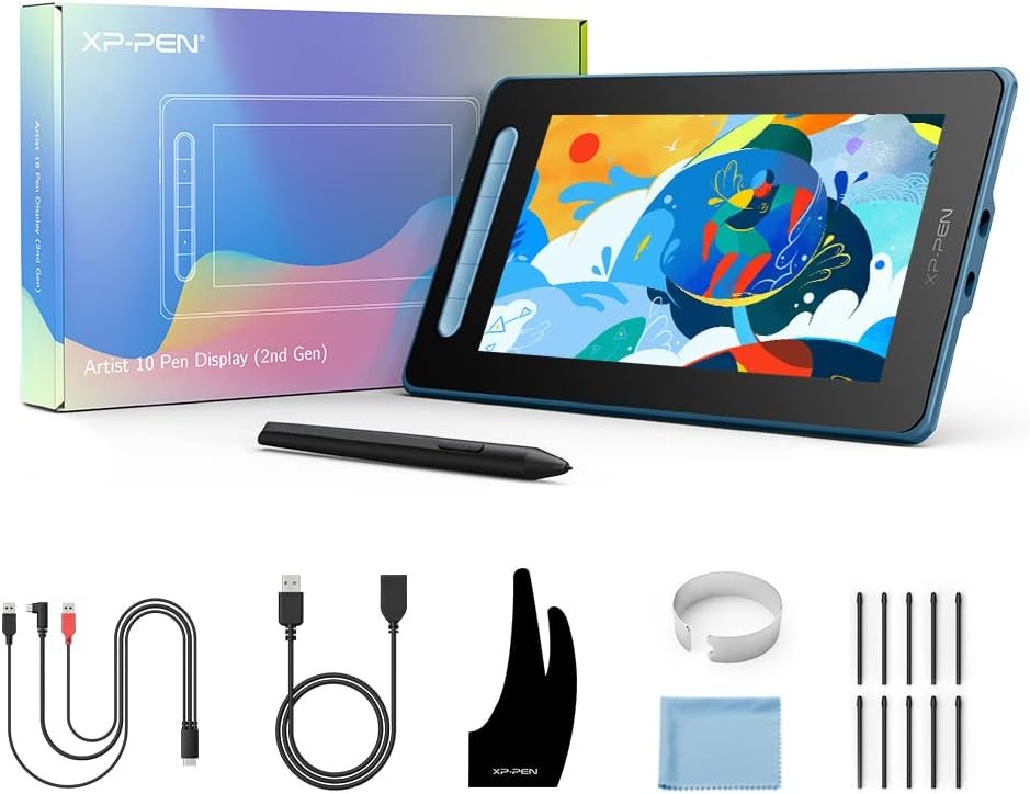 Графический планшет XP-PEN Artist 10 2nd Gen синий
