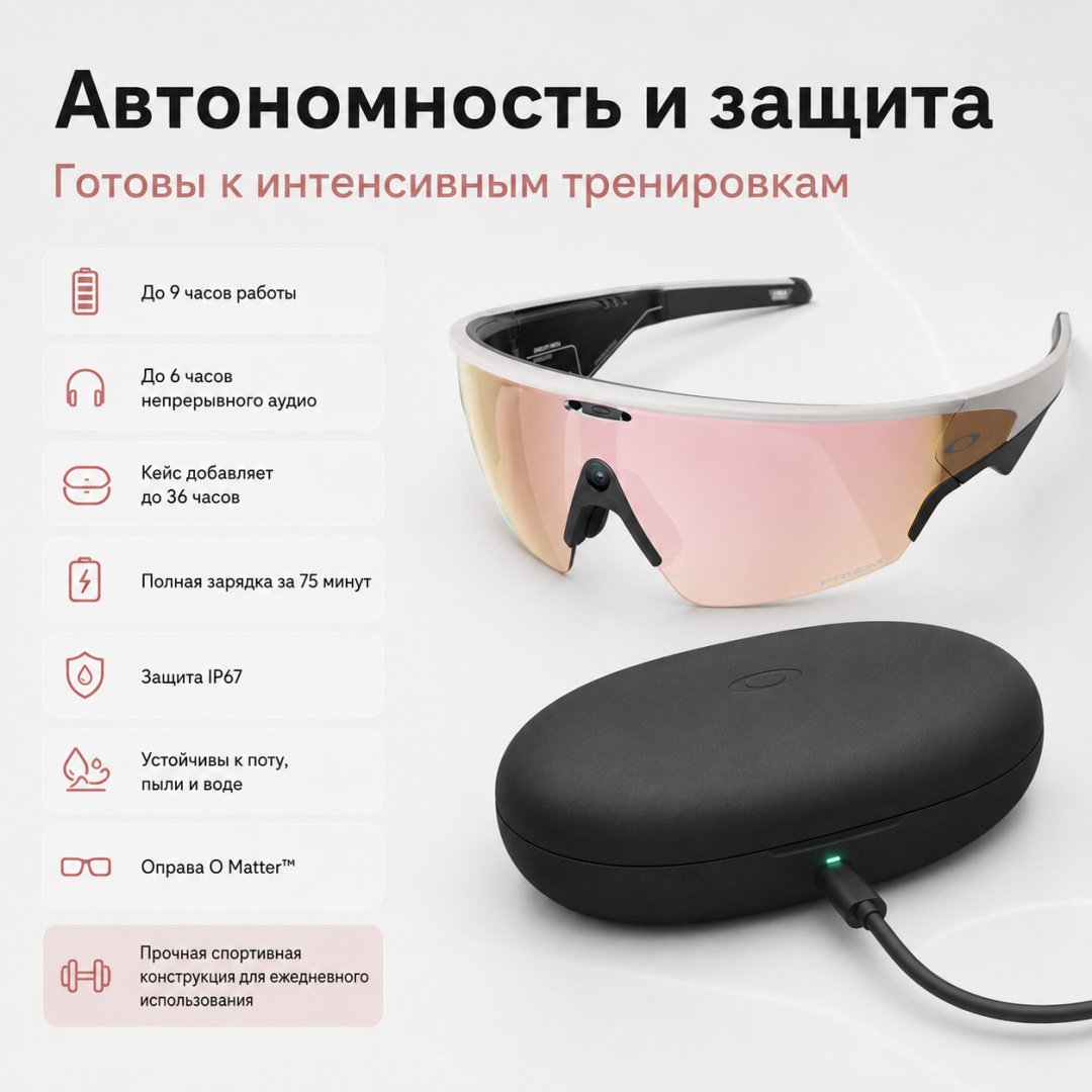 Смарт-очки Meta Vanguard белый купить,NaN