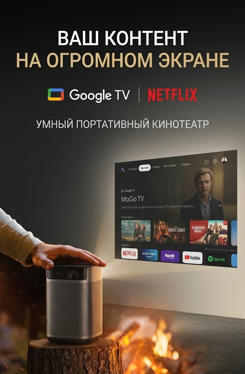 Проектор XGIMI MoGo 2 Pro gen2 серый
